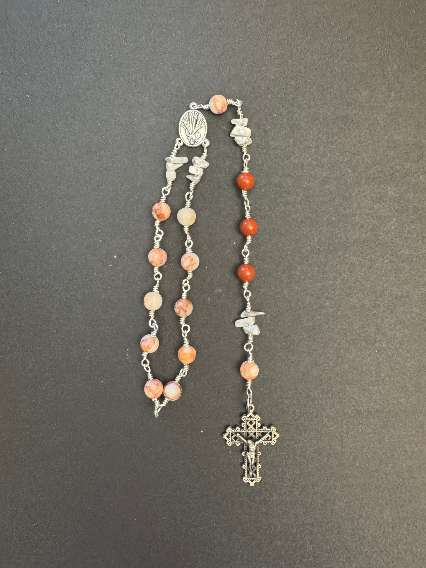 Divine Mercy Jasper Bead Rosary