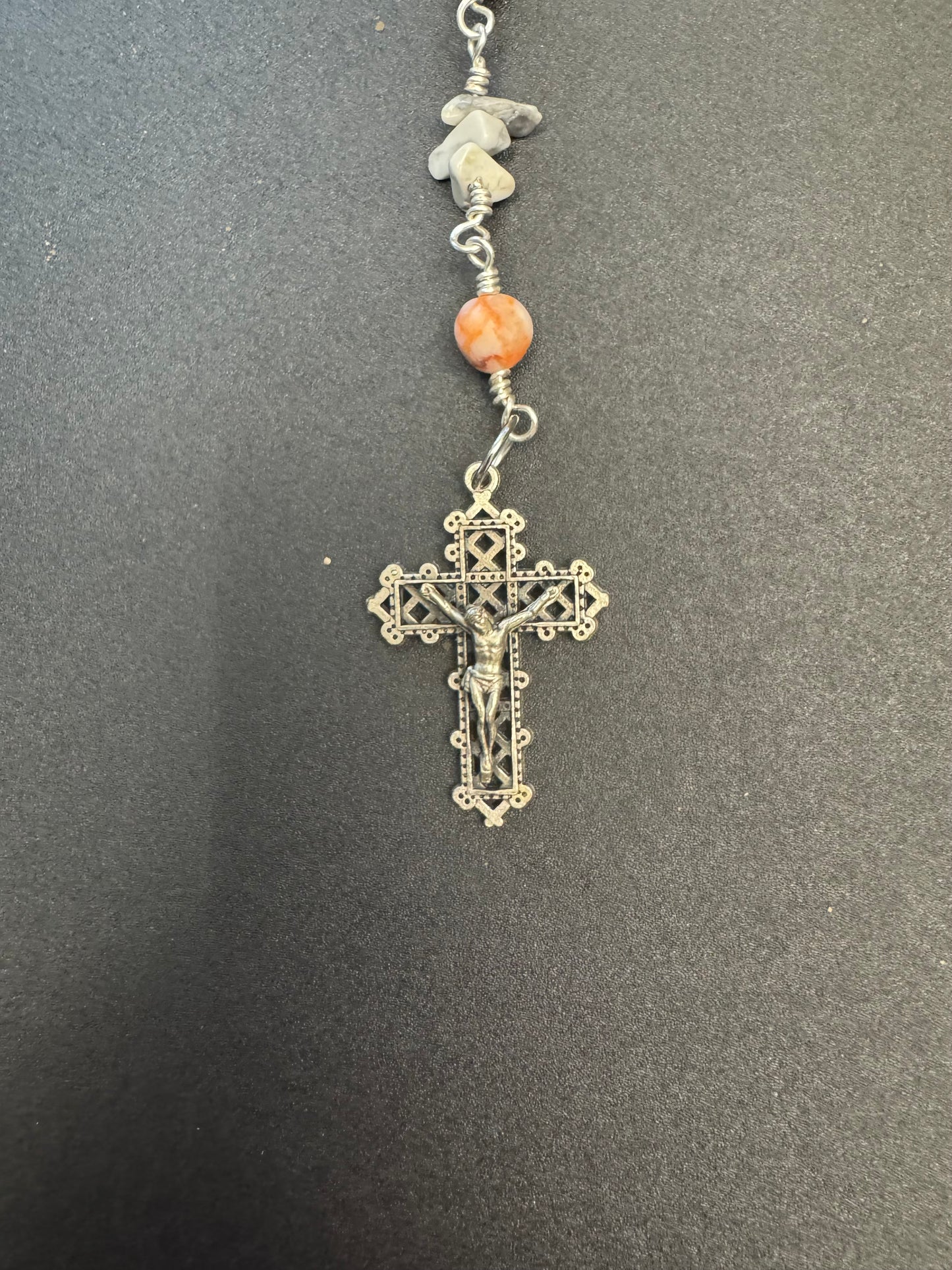 Divine Mercy Jasper Bead Rosary