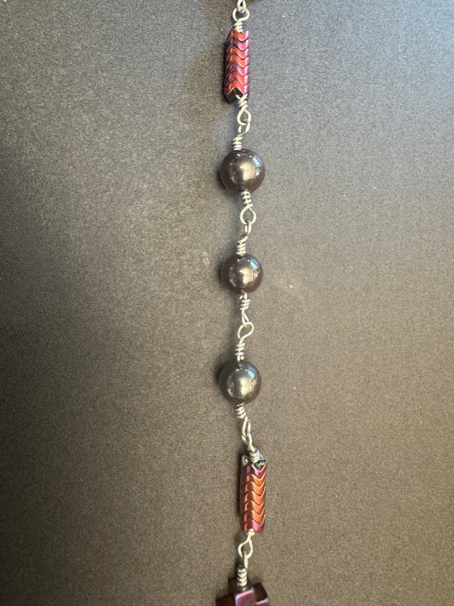 Hematite Single Decade Unbreakable Rosary
