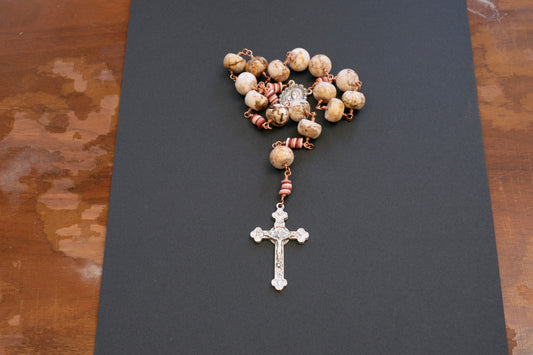 Stone Bead Single Decade Unbreakable Rosary