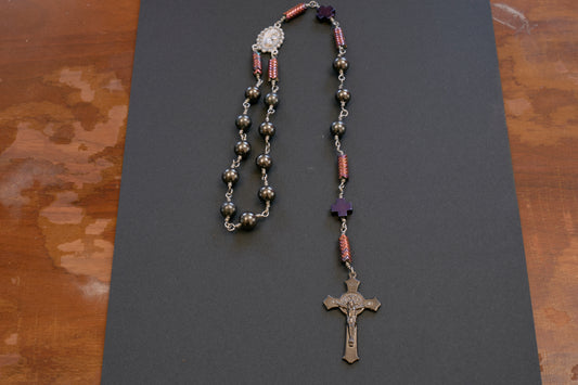 Hematite Single Decade Unbreakable Rosary