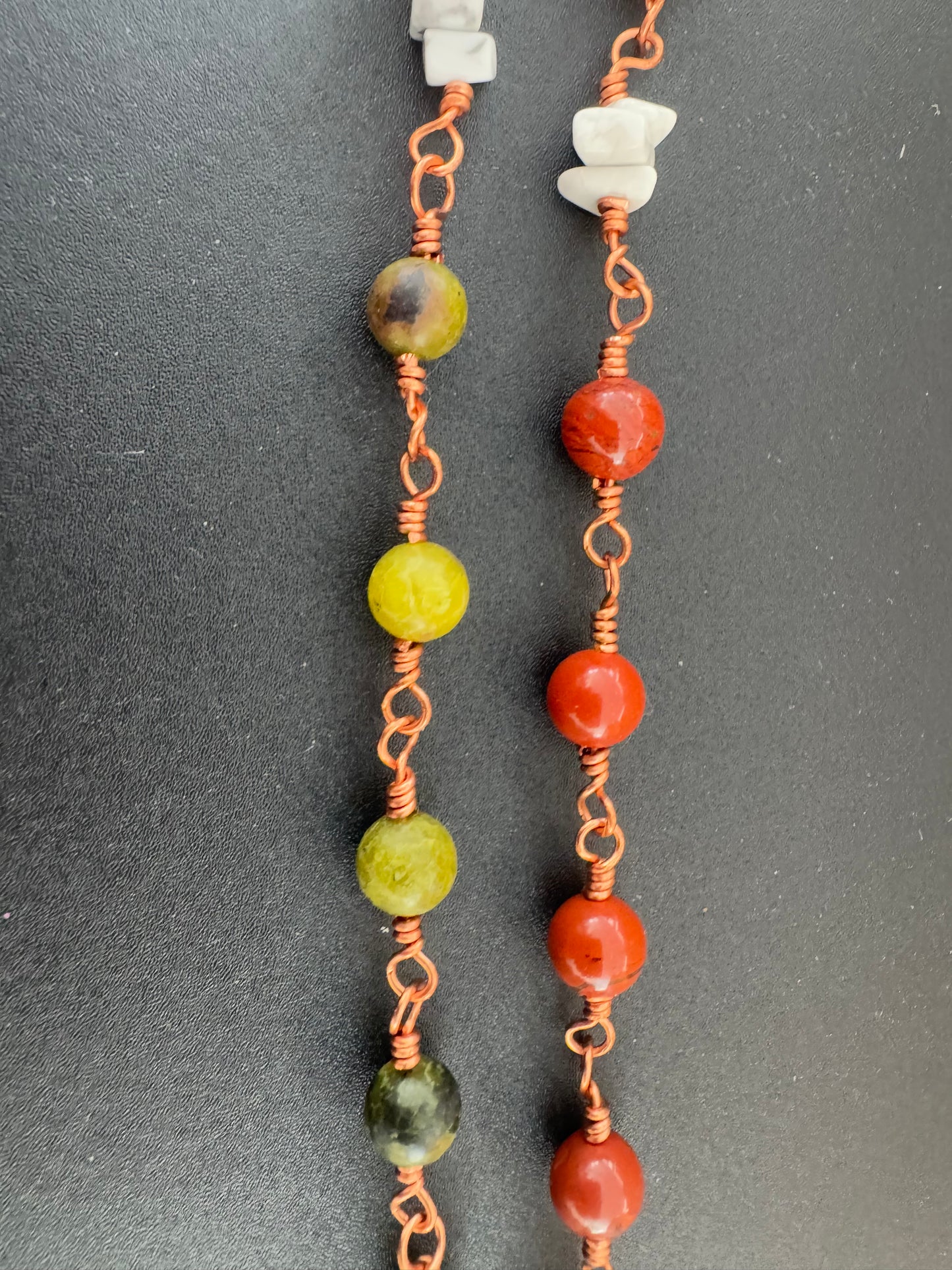 closeup view of st. Dymphna Chaplet