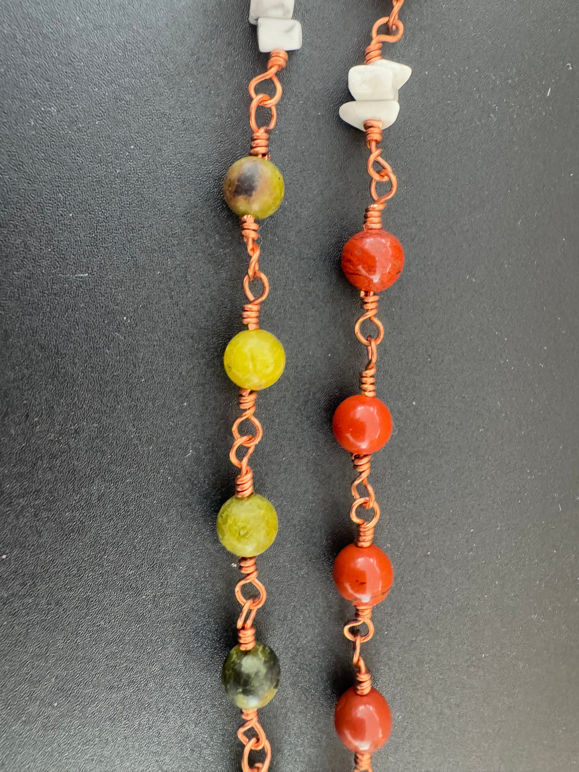 closeup view of st. Dymphna Chaplet