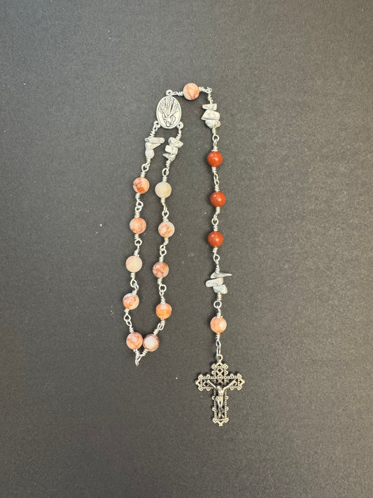 Divine Mercy Jasper Bead Rosary