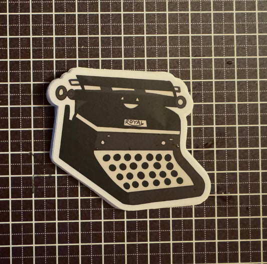 Royal KMM Typewriter Sticker